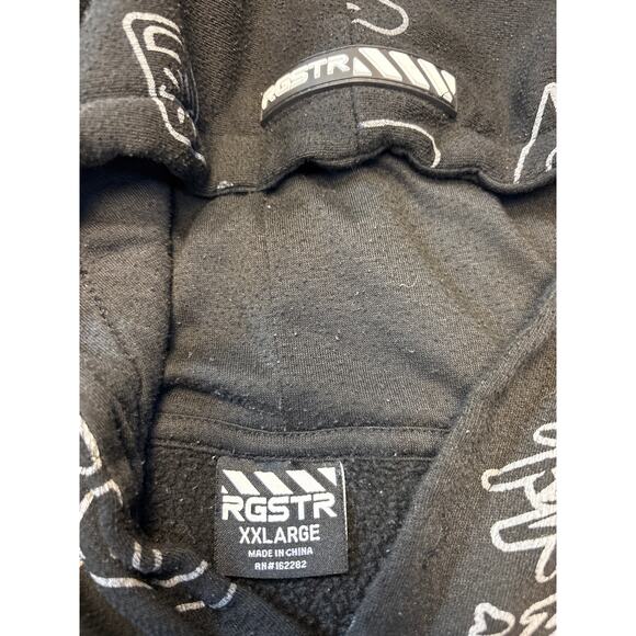 RGSTR Brand Hoodie with Asian Graphics Men’s Size 2XL - Picture 5 of 9